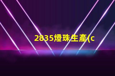 2835燈珠生產(chǎn)廠家高效能LED光源供應(yīng)商推薦