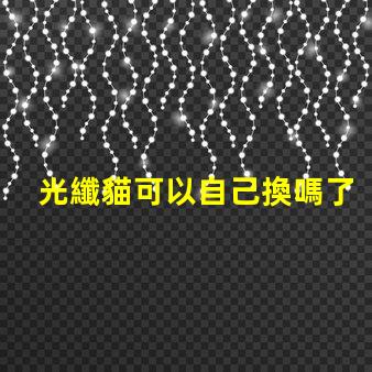 光纖貓可以自己換嗎了解光纖貓更換的步驟與注意事項(xiàng)