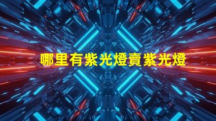 哪里有紫光燈賣紫光燈采購渠道揭秘