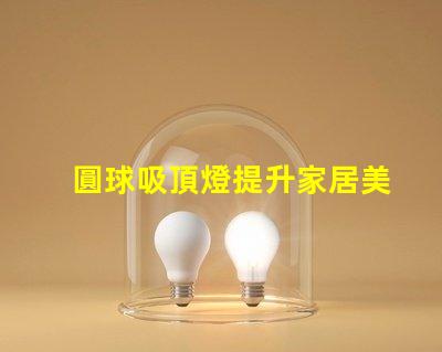 圓球吸頂燈提升家居美感的照明解決方案,您了解嗎