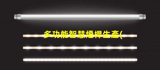 多功能智慧燈桿生產(chǎn)廠家揭開智能照明的未來之門