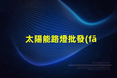 太陽能路燈批發(fā)揭秘高性價比的太陽能路燈選擇攻略