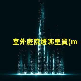室外庭院燈哪里買(mǎi)快速獲取高品質(zhì)庭院燈的渠道
