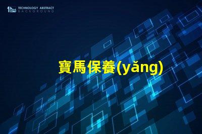 寶馬保養(yǎng)費(fèi)用價(jià)格表揭秘真實(shí)保養(yǎng)成本的秘密