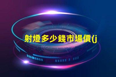 射燈多少錢市場價(jià)格分析與選購指南