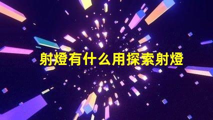 射燈有什么用探索射燈在照明設(shè)計中的多重功能