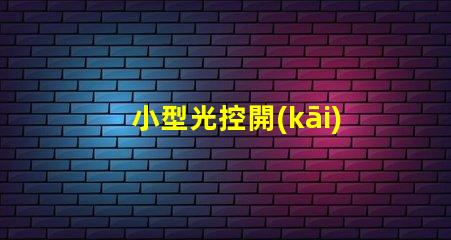 小型光控開(kāi)關(guān)提升自動(dòng)化智能照明的秘密武器
