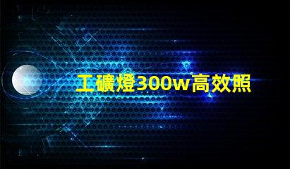 工礦燈300w高效照明解決方案,提升工作安全性