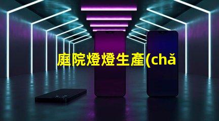 庭院燈燈生產(chǎn)廠家探索優(yōu)質(zhì)庭院燈的最佳選擇