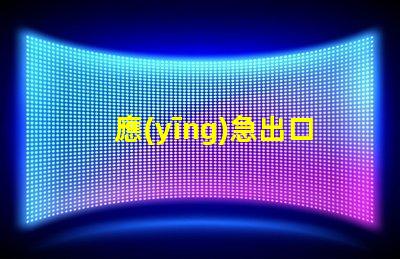 應(yīng)急出口指示燈確保安全逃生的關(guān)鍵燈具
