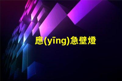 應(yīng)急壁燈探秘應(yīng)急照明解決方案的關(guān)鍵選擇