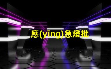 應(yīng)急燈批發(fā)高效供應(yīng)鏈助力企業(yè)節(jié)省成本