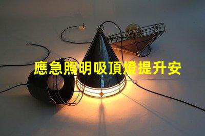 應急照明吸頂燈提升安全性的關鍵照明解決方案
