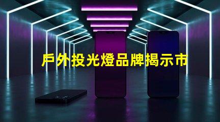 戶外投光燈品牌揭示市場領先品牌的秘密