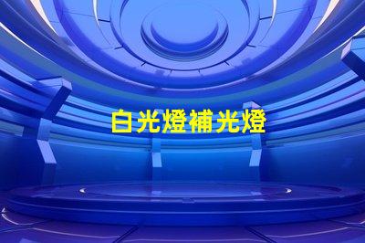 白光燈補光燈