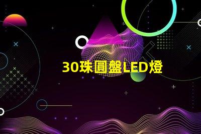 30珠圓盤LED燈