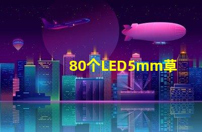 80個(gè)LED5mm草帽燈珠配多大驅(qū)動(dòng)器？