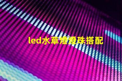 led水草燈燈珠搭配