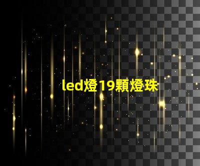 led燈19顆燈珠
