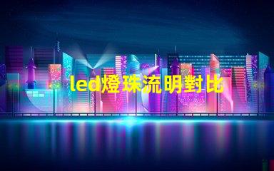 led燈珠流明對比