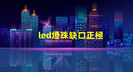 led燈珠缺口正極