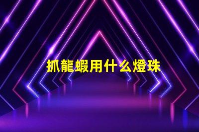抓龍蝦用什么燈珠