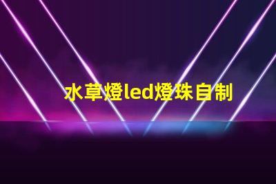 水草燈led燈珠自制