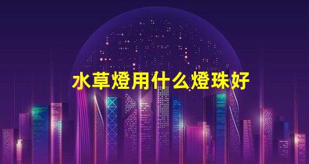 水草燈用什么燈珠好