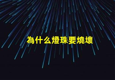 為什么燈珠要燒壞