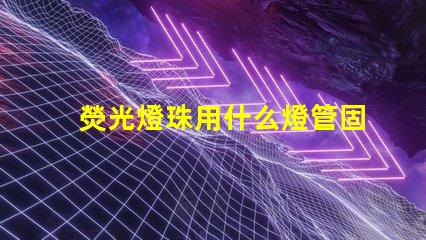 熒光燈珠用什么燈管固定