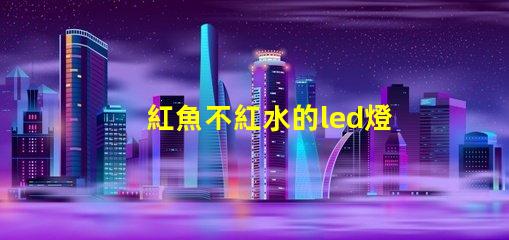 紅魚不紅水的led燈珠