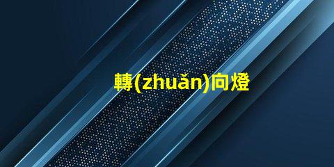 轉(zhuǎn)向燈用什么燈珠