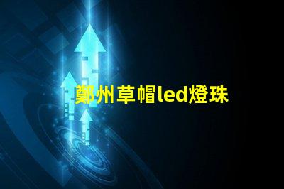 鄭州草帽led燈珠