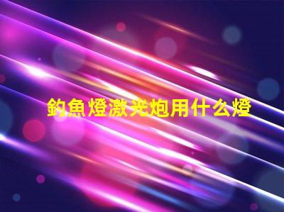 釣魚燈激光炮用什么燈珠