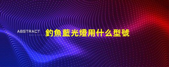 釣魚藍光燈用什么型號燈珠