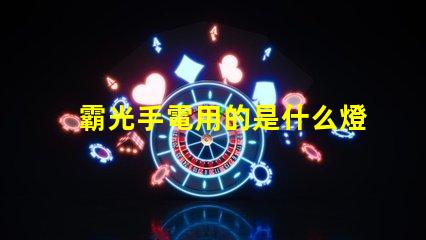 霸光手電用的是什么燈珠