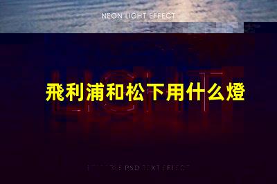 飛利浦和松下用什么燈珠